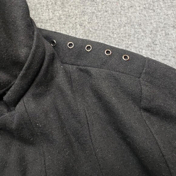 Coogi Bomber Jacket Mens 2XL Wool Blend Vintage Y2K Heavy Metal Buttons Full Zip - Picture 3 of 13